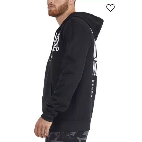 ECKO UNTLD - NWT - M Sz 3X - Small Tilt Fleece-Lined Hoodie in Charcoal & Black - Picture 13 of 16